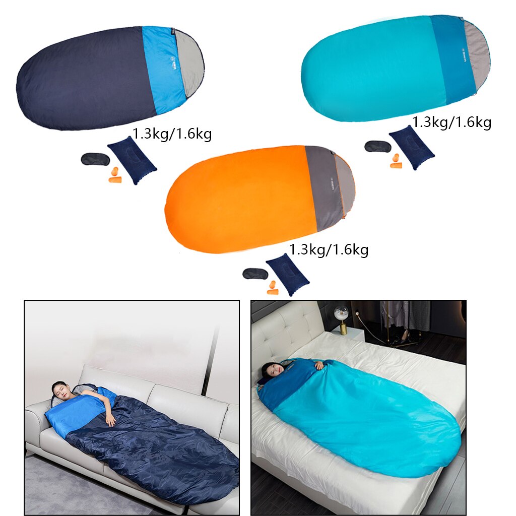 Travel Sleep Bag Double-Sided Zipper Wear-Resistant for Backpacking Festival Adventures Boys Childrens