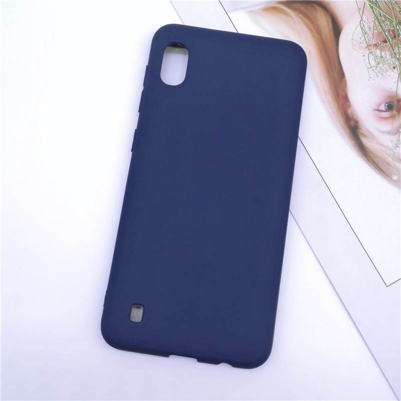 Case Voor Samsung A10 Case Soft Silicon Back Cover Phone Case Voor Samsung Galaxy A10 GalaxyA10 Een 10 SM-A105F A105 a105F Coque: Blue