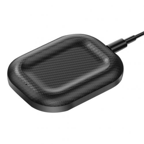 2 In 1 Draadloze Opladen Voor Iphone Android Android Ipods Pro Oortelefoon: black