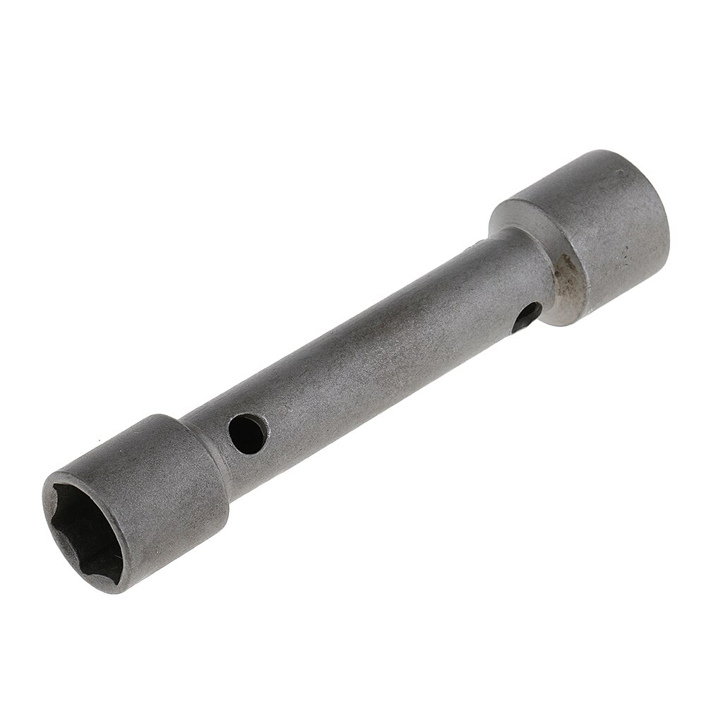 Llave de bujía para motocicleta, 6 puntos, 16mm, 18mm, barra de extensión de Metal duradera, herramienta para motocicleta, enchufe de bujía