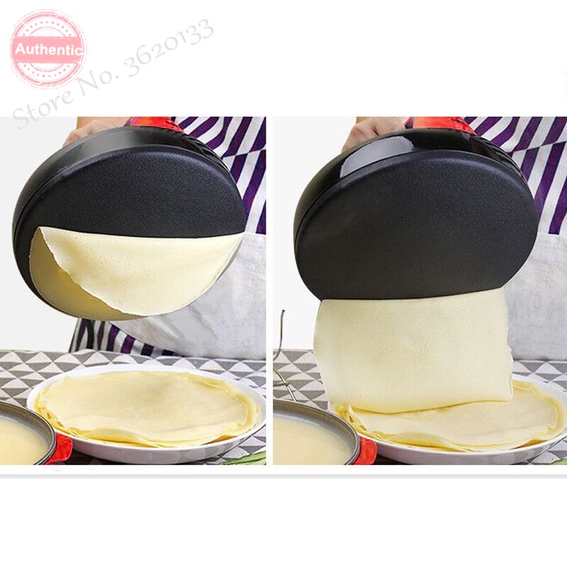 Automatisk nonstick fødevarekvalitetsmateriale crepe makers mini pandekagemaskine husholdnings elektrisk bradepande 220v 650w