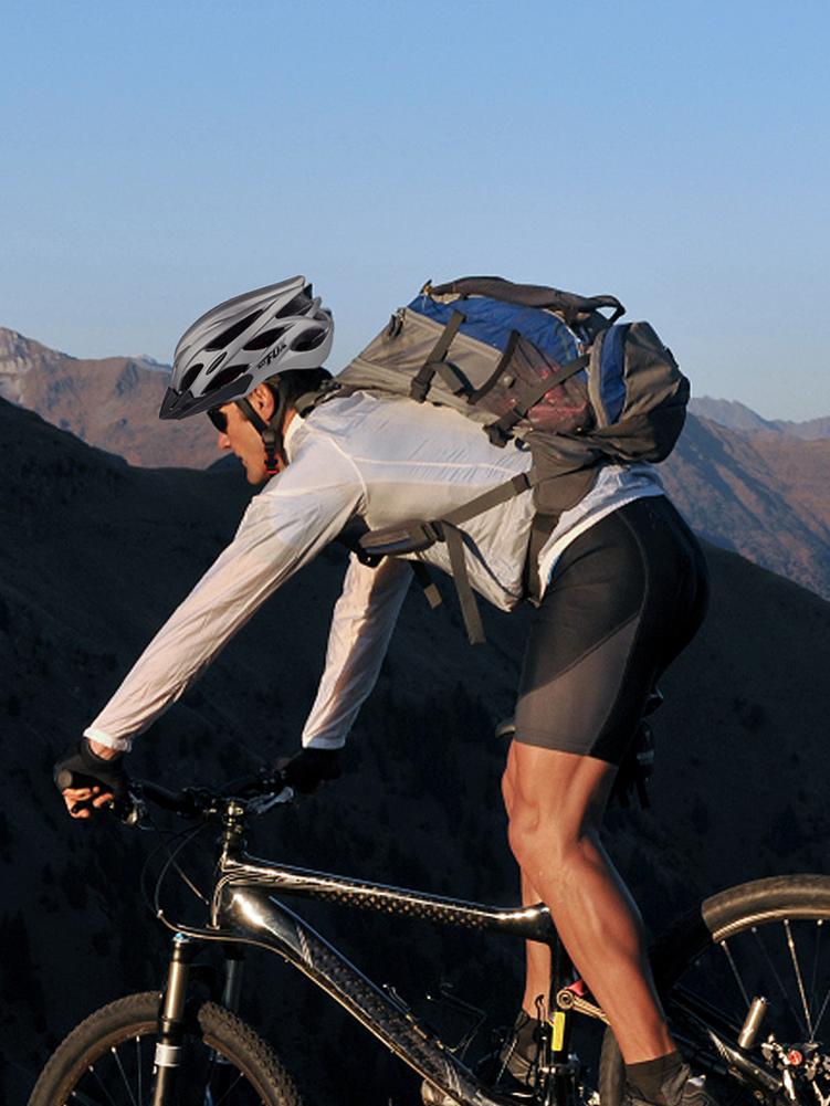 Fiets Helm Super Licht Met Achter Achterlichten Night Waarschuwing Rijden Helm Fiets Beschermende Helm Comfortabel En Ademend