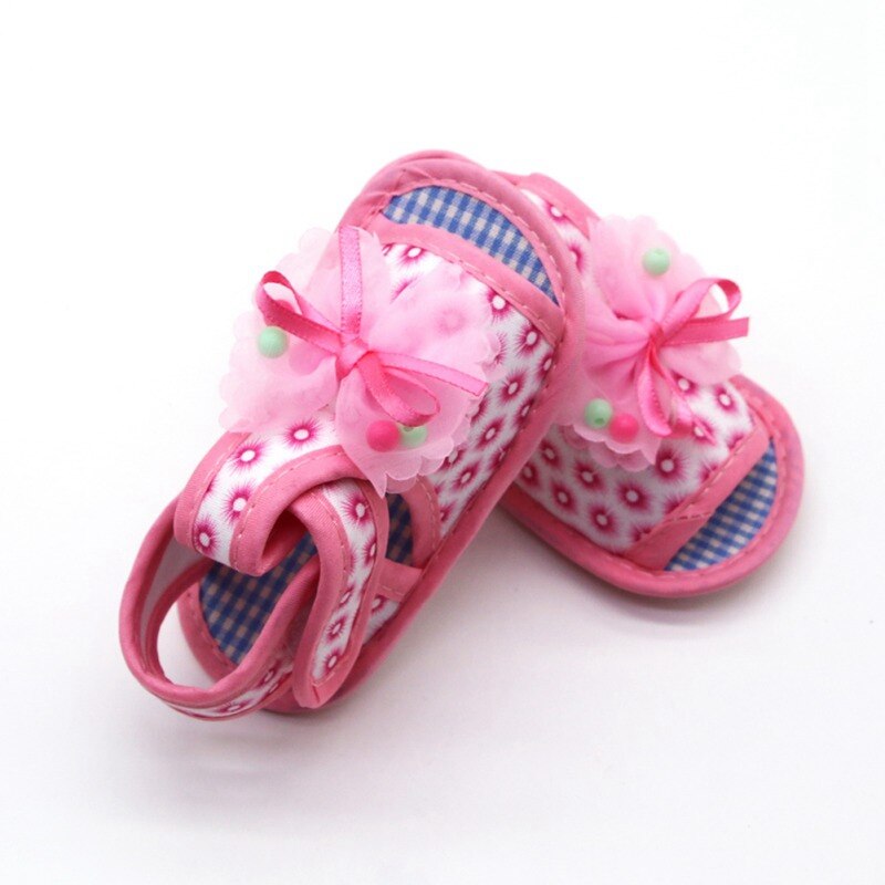 Toddler Baby Girl Sandals Soft Sole Baby Shoes Anti-slip Sandals Prewalkers Bowknot Walking Shoes For Girls