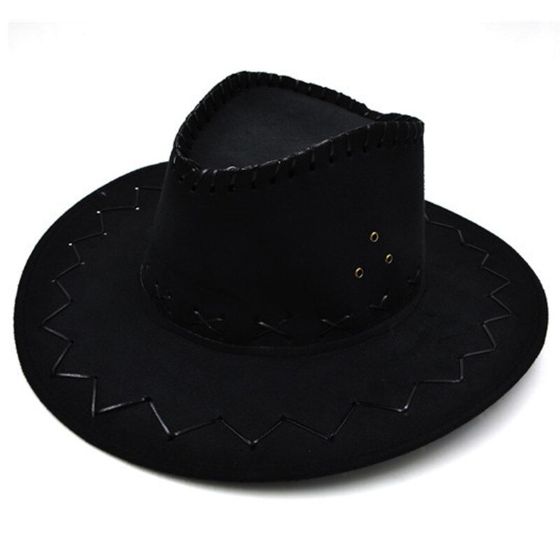 Cowboyhut Xxl Schaumstoff Outbacker Cowboyhut Cowboy Lederhut Mit Formbarer Krempe Und UPF 50+ Schutz Hut Herren Größe 63
