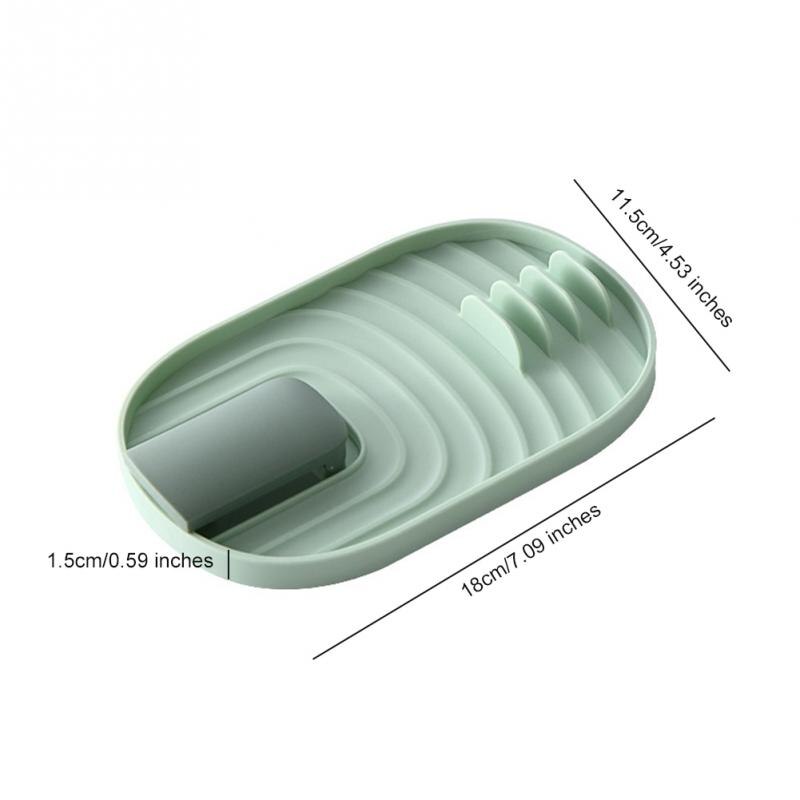Plastic Spoon Holder Pot Lid Shelf Pot Lid Rack Kitchen Organizer Cooking Dish Rack Pan Cover Stand Kitchen Accessories
