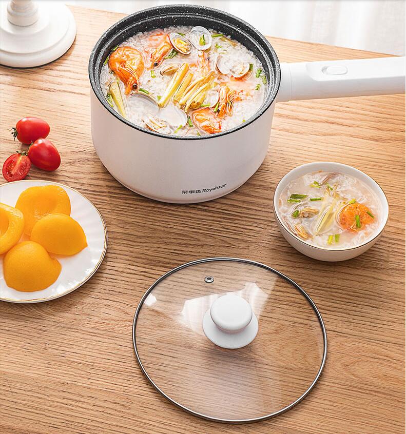220V 800W 1.5L Electric Cooking Pot Non-Stick Multi Cooker Household Mini Portable Frying Machine Easy Operation
