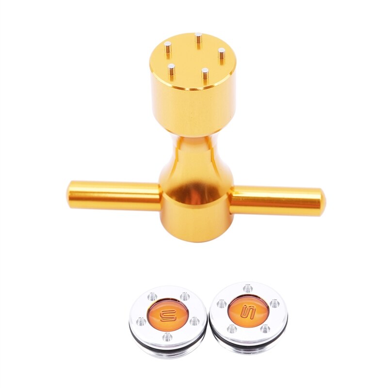 Bärbara golftillbehör putter skruvnyckel set röd skiftnyckel golf putter: 5g