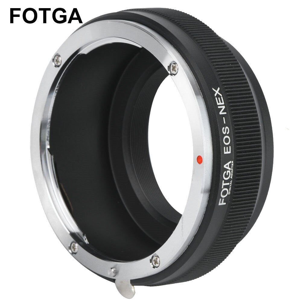 Anel adaptador fotga para câmera, para canon eos ef lente para sony e mount NEX-3 NEX-7 6 5n a7r ii iii a6300 a6500