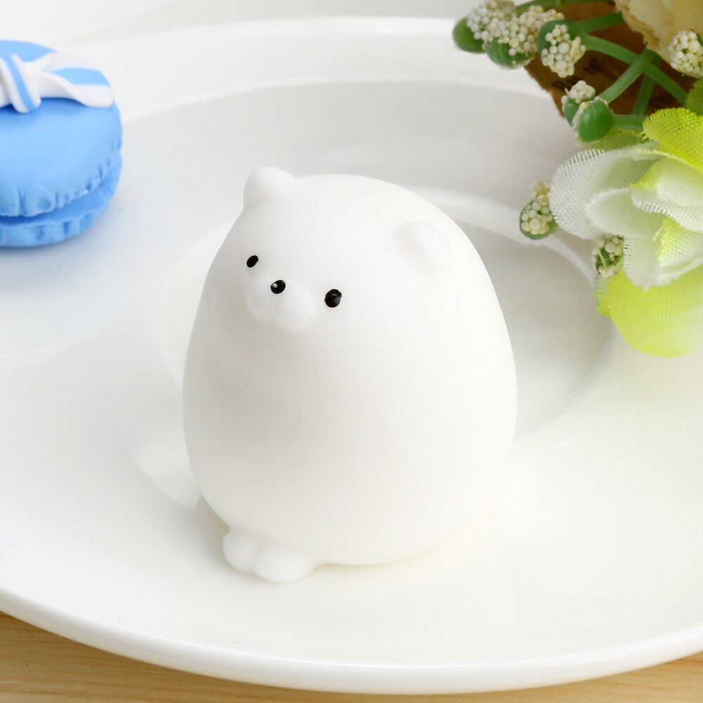 Cute Mochi Squishy Cat Squeeze Healing Fun Kids Kawaii Toy Stress Reliever Decor squishes slow rising kawaii stationery toys A1