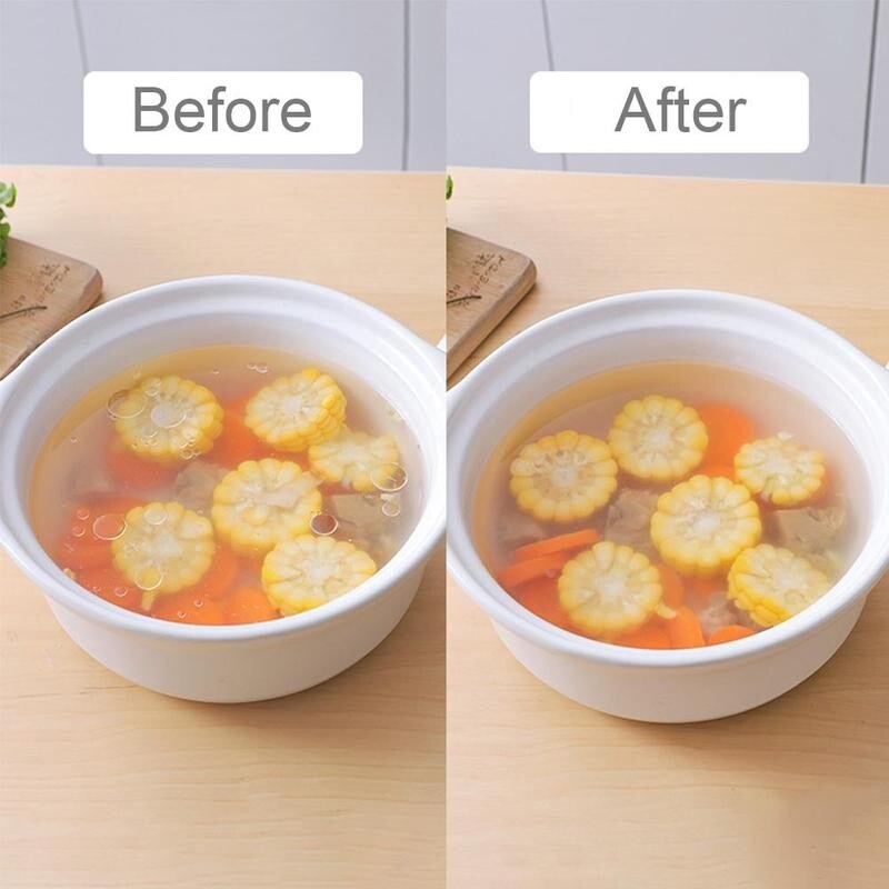 Soup Oil-absorbing Paper Disposable Non-toxic Compact Sheet Oil-control Absorption Baking Cooking Grease For Kitchen Access A4P2