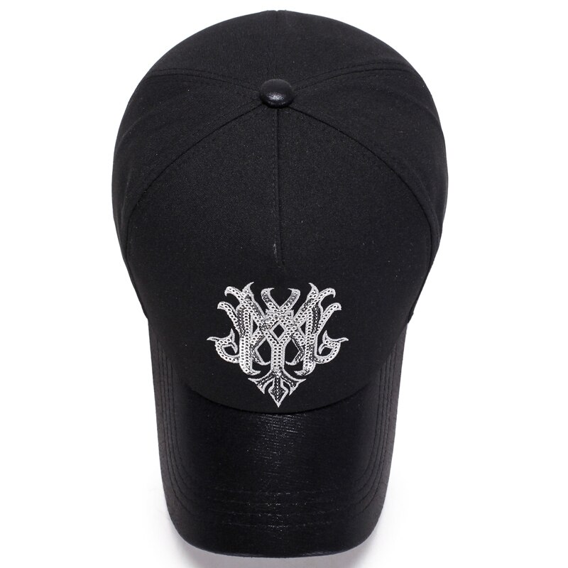 Spring and autumn baseball caps for men and women bright along the visor outdoor sports golf cap