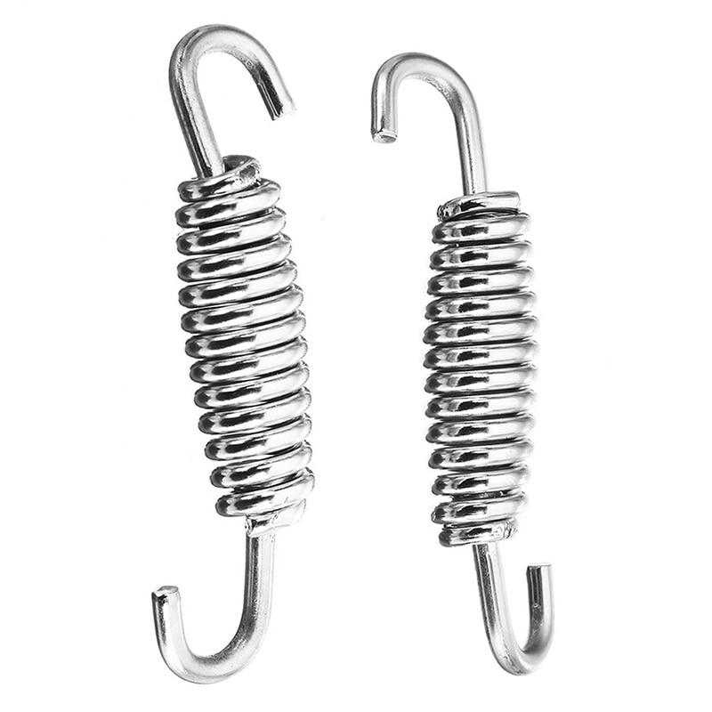 Bestever Exhaust Spring Hook Stainless Steel Spring Hook Motorcycle Exhaust Pipe Muffler Springs Hooks Motorcycle Exhaust System