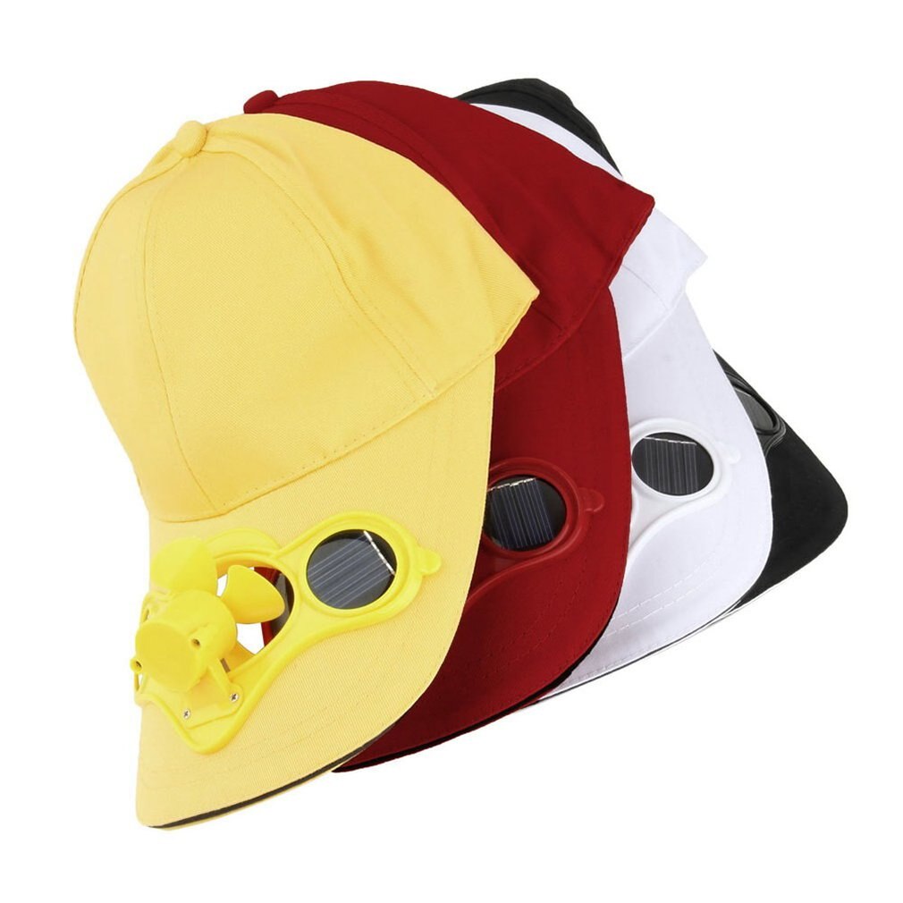 Casquette de ventilateur solaire coton sergé plaine voyage pêche escalade jouer au Golf regarder le jeu Sports d'été chapeau de plein air