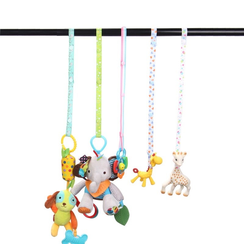 Cadena de chupete para mordedor de bebé, correa de soporte para cinturón, colgador anticaída, soporte para cinturón fijo para accesorios de cochecito de bebé