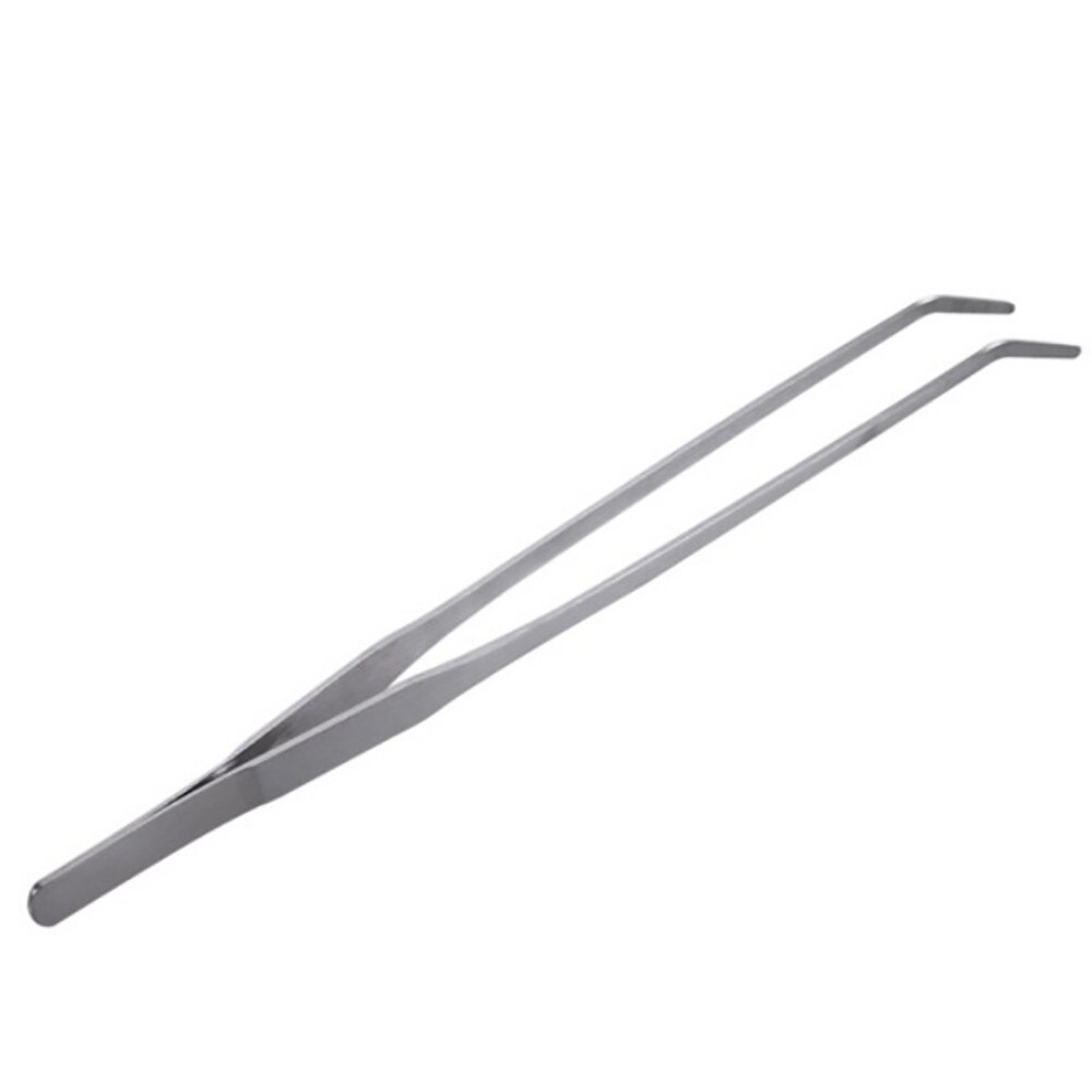 Roestvrijstalen Pincet Rechte/Elleboog Aquarium Aquarium Pincet Tang Planten Pincet Tang Clip Cleaning Tools: B