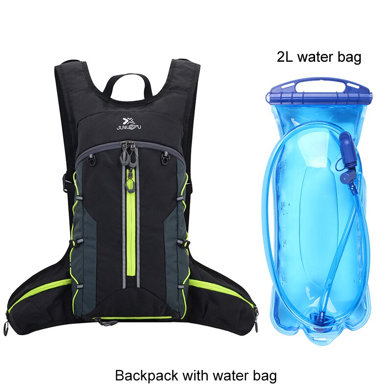 Ultra Light Waterproof Sports Hydration Pack ,Outdoor Cycling Hiking Backpack Shoulder Water Bags,5colours Bicycle Equipment: Green with water bag