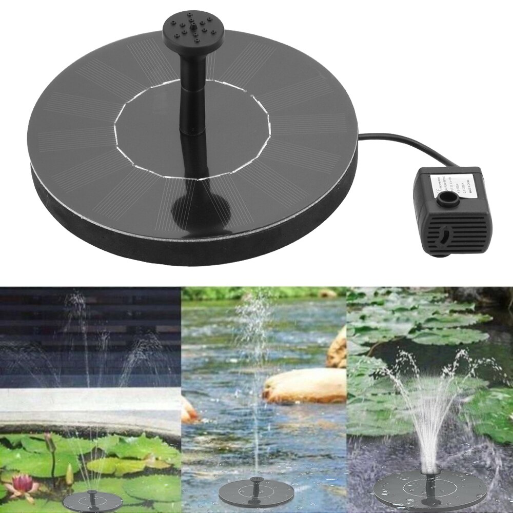 For Garden Pool Pond Mini Solar Fountain Floating Fountain Solar Panel Garden Patio Decor Fountain