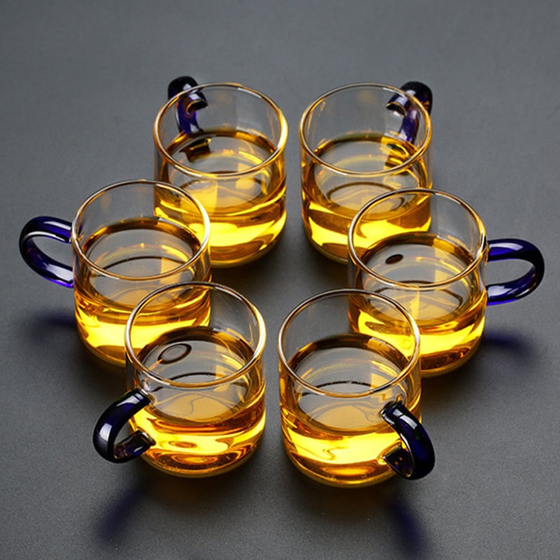 Nordisk stil glas højt borosilikat varmebestandigt glas husholdningsdrik kop mælkekop te kop ølglas  b200111