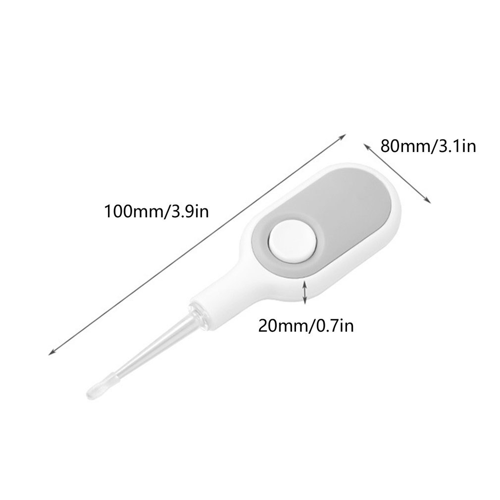 Ear Wax Cleaner LED Light Ear Cleaning Earpick Earwax Remover Luminous Ear Curette Light Spoon Health Care Tool For Kids