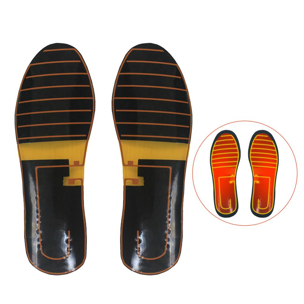 1 pair USB Heated Heated Insoles Flexible Waterproof Graphene Heating Sheet Foot Warming Pad Feet Sock Pad Mat Winter Outdoor