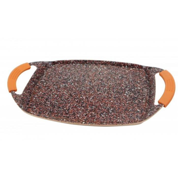 PARRILLA ALUMINIO FUNDIDO 48X24 BEPRO CHEF COOPER &amp; GRANIT STONE