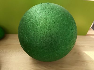Polystyrène vert polystyrène mousse boule de fête mariage festival scène maison décoration bricolage fait main matériaux 15-30cm (diamètre): 30cm