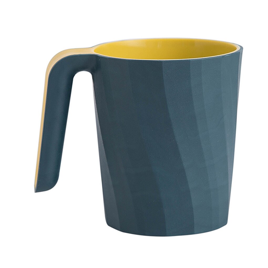 Toothbrush Tooth Cup Plastic Bathroom Tumbler Travel Toiletries Wash Cup Anti-Slip Bathroom Accessories 301 To 400ml For Family: Dark Blue