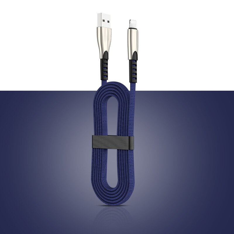NOHON 3M 2M Fast Charging Cable 3A USB Cable For iPhone X Xs Xr 8 7 6S 6 Plus SE iPad iPod Macbook iOS Cable Quick Charger Cord: Blue / 1m