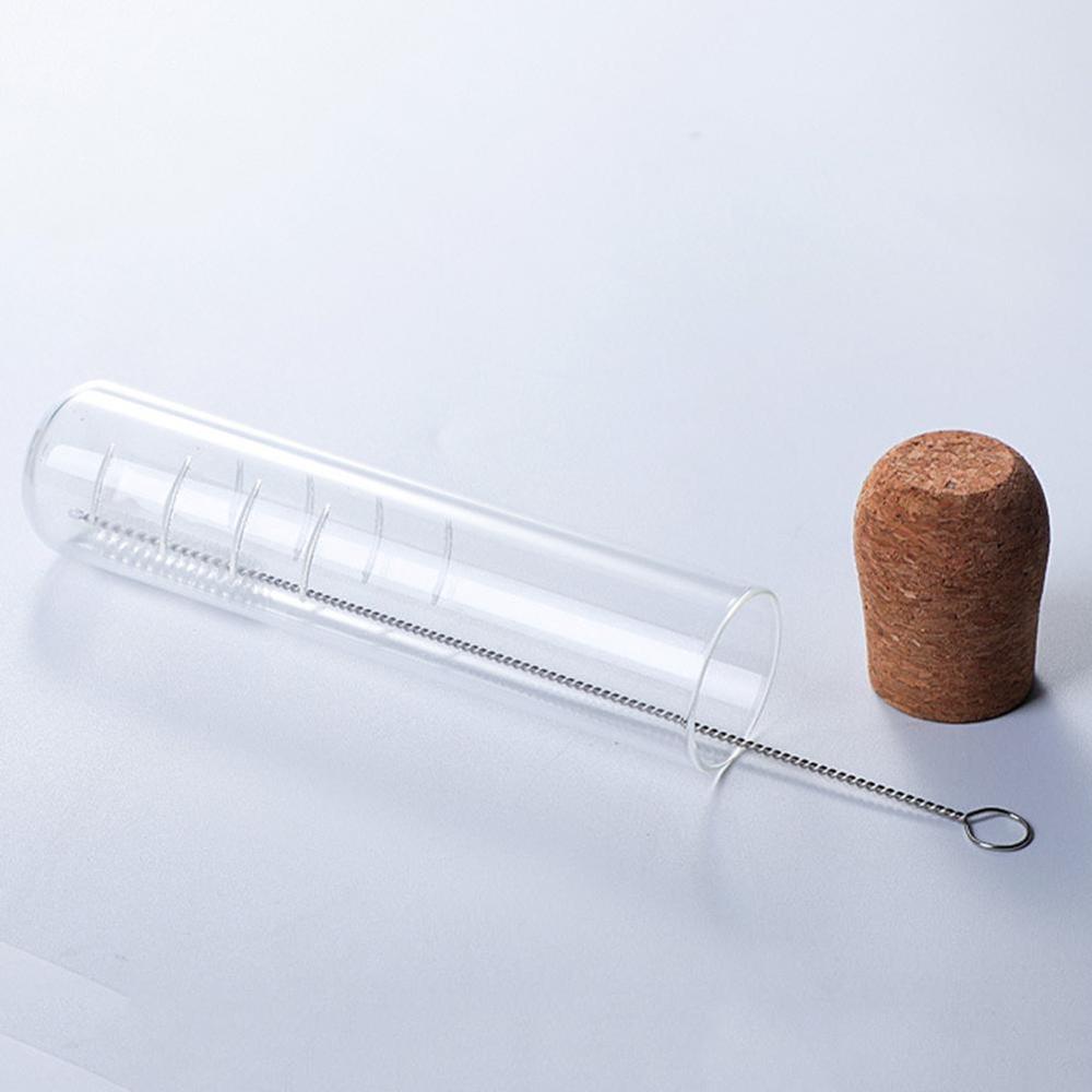 Reusable Tea Strainer Healthy Food Grade Flavor Total Tea Infuser Gadget Cork Glass Bottle Transparent Brewing Test Tube