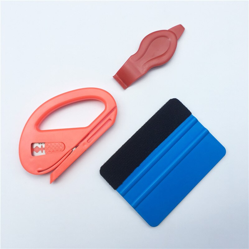 3 PCS/Set Car Stickers Decals Styling Tool Kit Vinyl Wrap Squeegee Scraper Window Tint Film Application Tool