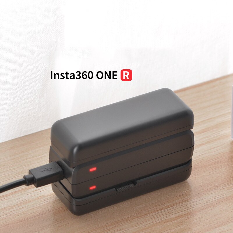 Insta360 ONE R Dual Battery Charger - Fast Charging Hub with Micro USB & Type-C Port: Default Title