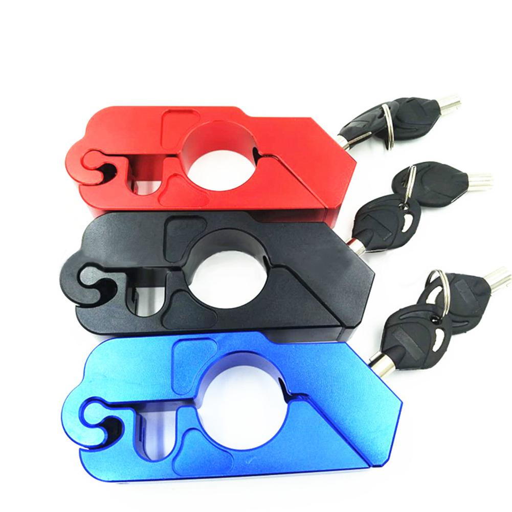 HiMISS CNC Motorcycle Handlebar Lock Brake Lever Throttle Grip Security Lock Anti Theft Protection