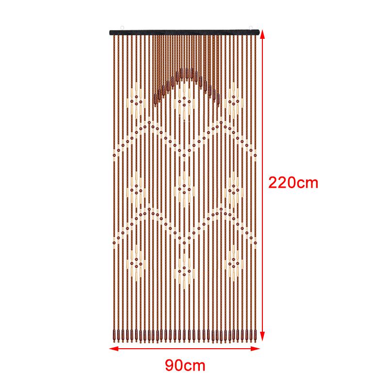 220X90 Cm Hout Kralen Gordijn Kalebas Opknoping Deur Gordijn Huishouden Partitie Gordijn Feng Shui Gordijn Woonkamer Badkamer veranda