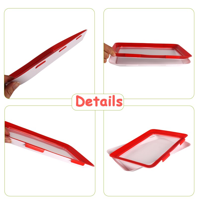 Newly Square Vacuum Seal Food Preservation Tray Stackable and Reusable Food Preservation Container with Plastic Lid XSD8