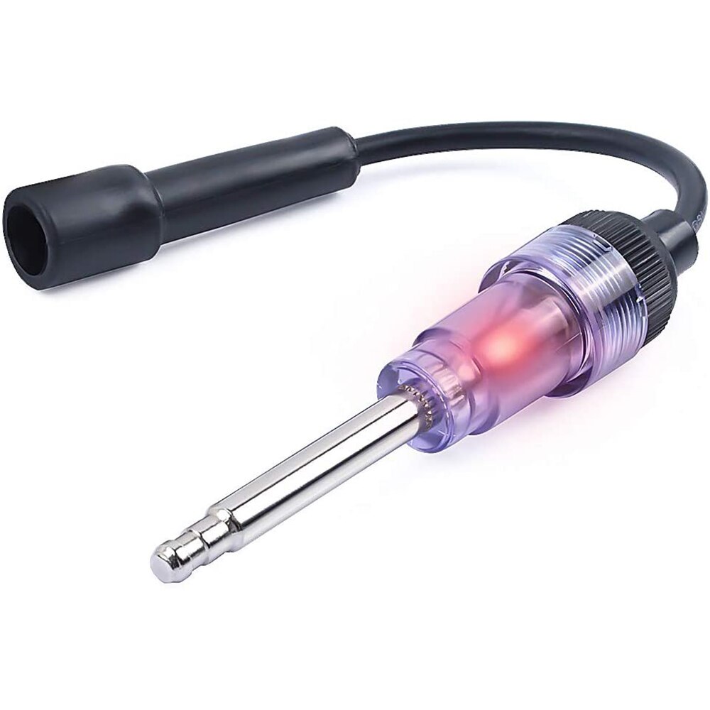 MIKKUPPA Small Inline Spark Plug Tester for Motorcycles/Lawn Mowers/Small Motor Vehicles