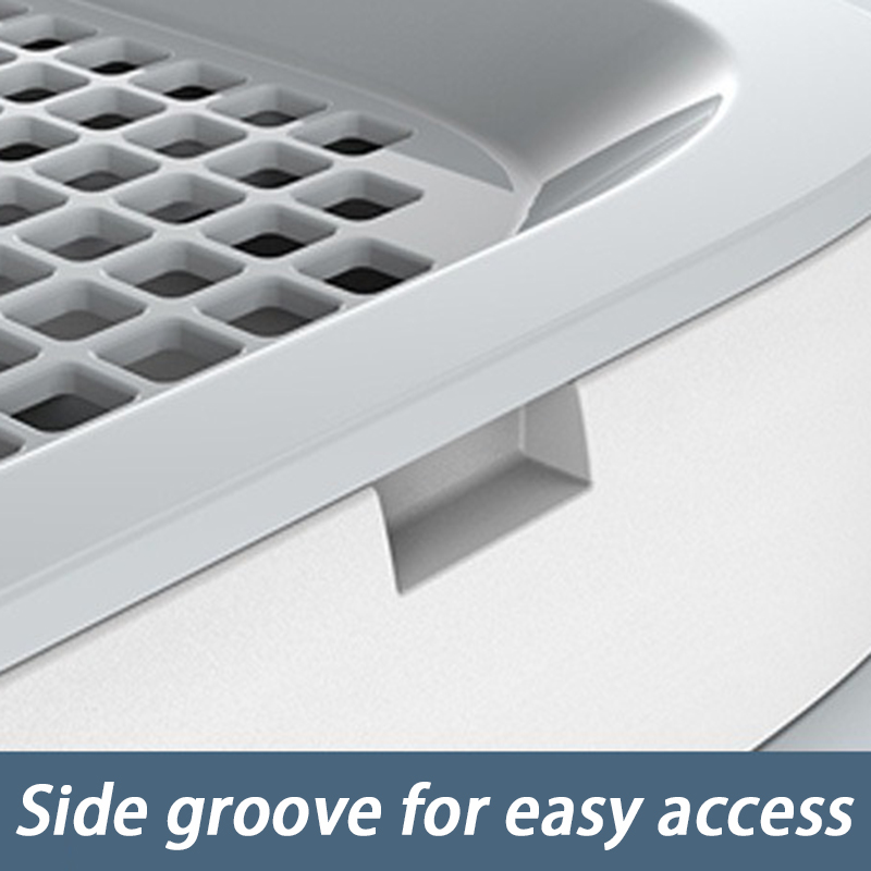 Large Indoor Dog Toilet High Walls Pet Potty Training Dog Urinal Toilet Anti Stepping Puppy Litter Box with Grid Pets Supplies