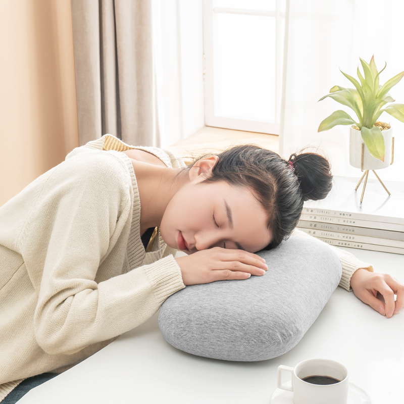 Almohada multifunción de espuma viscoelástica para el cuello, almohada de viaje suave de rebote lento para dormir, masaje de salud Cervical, almohadas para siesta