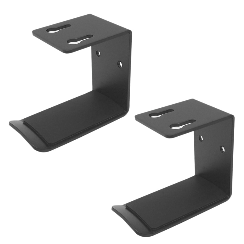 2 stuks hoofdtelefoonstandaard met antislip pakking houder haak tape onder bureau muurbevestiging multifunctionele hanger bespaar ruimte