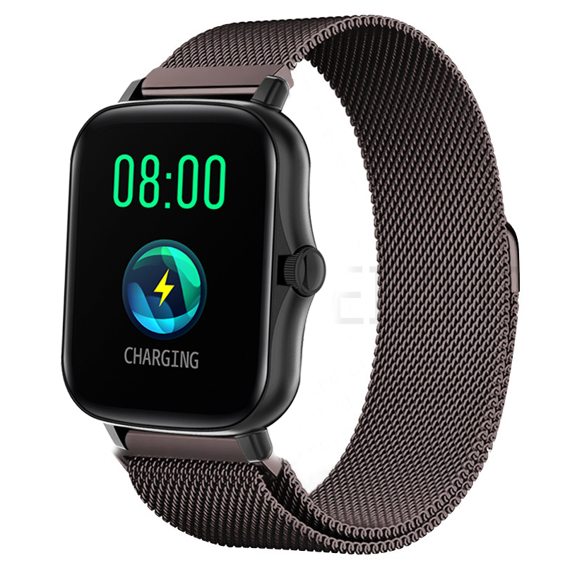 Bracelet de 20mm pour Amazfit GTS 4/3/2e/Mini/stratos 3/2 boucle magnétique en métal 22mm Bracelet de montre Amazfit Gtr 4/3/pro/2e/bip-u-s-lite: Noir Vert / 18mm