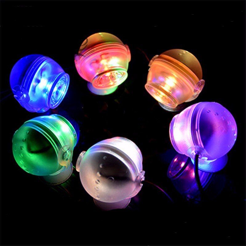 Mini Decorative Aquarium Led Lighting Waterproof Submersible Fish Tank LED Light Spotlight Lamp Aquarium Background