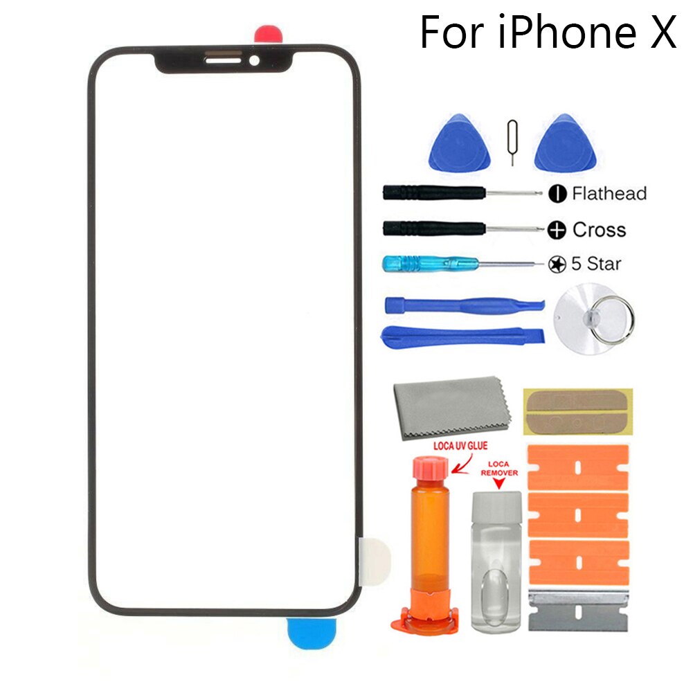 Front Glass Touch Screen Replacement Kit for iPhone X/XR/XS/XS MAX/11/11 PRO Mobile phone accessories