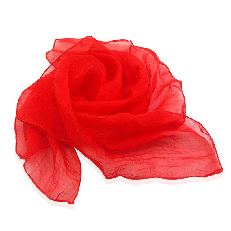 Zijde Fontein Doos Verandering Out Zijde Van Lege Doos Magie Rekwisieten Podium Sjaals Accessoires Gimmick Magic Props Tricks Toys: 60x60 red
