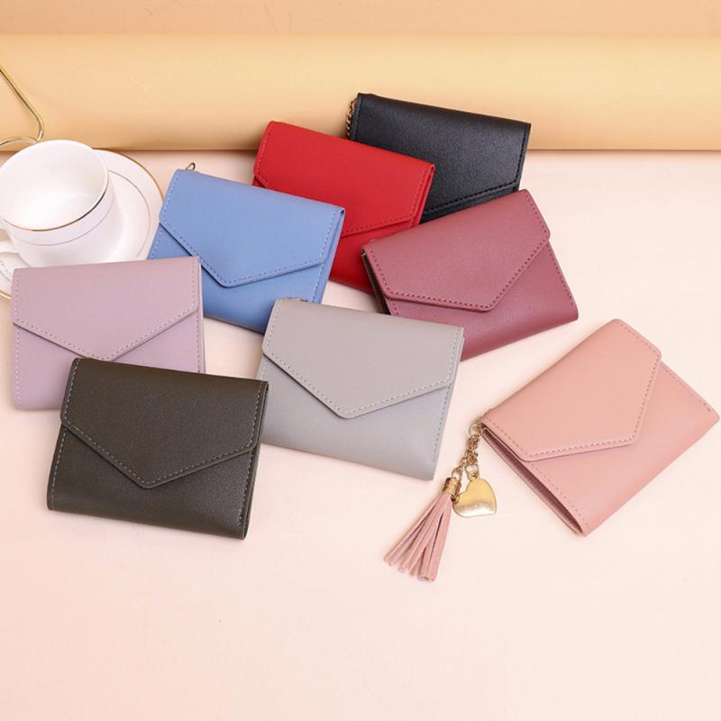 Damepung high #39 end mini kort sød kompakt pung pung tegnebøger kortholder lille dame pung kvinde hasp mini clutch