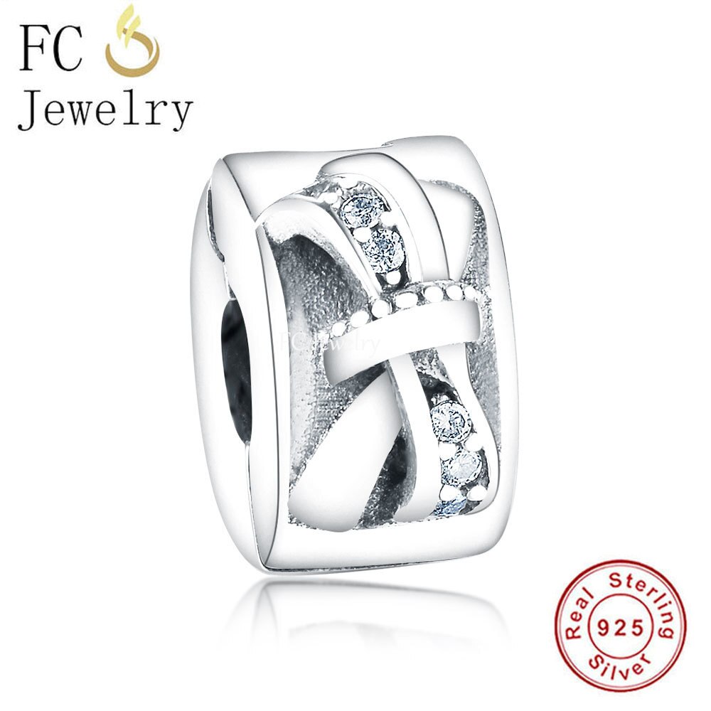 FC Jewelry Fit-pulsera de plata de ley 925 para mujer, cierre redondo, fabricación de cuentas, Berloque: FC0170