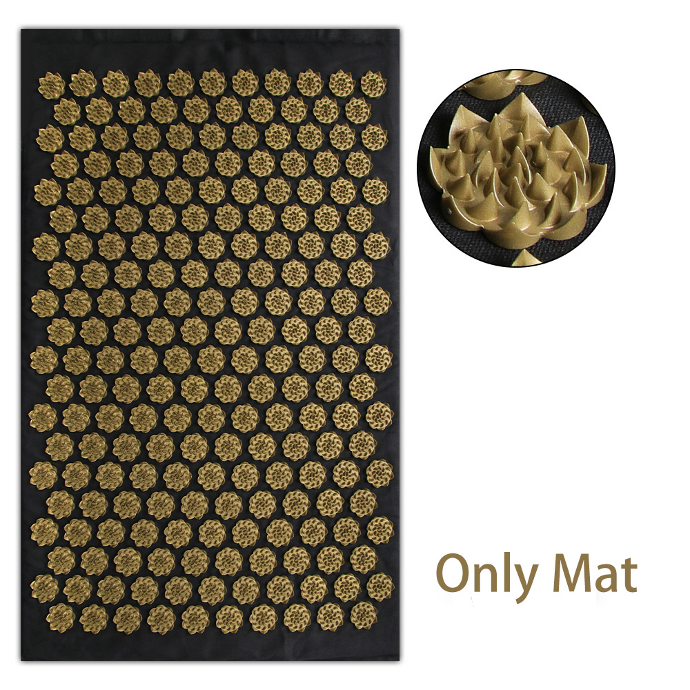 Pranamat Eco Lotus Spike Mat Acupunctuur Massage Kussen Kuznetsov's Applicator voor Nek Voet Terug Yoga Acupressuur Massage Mat