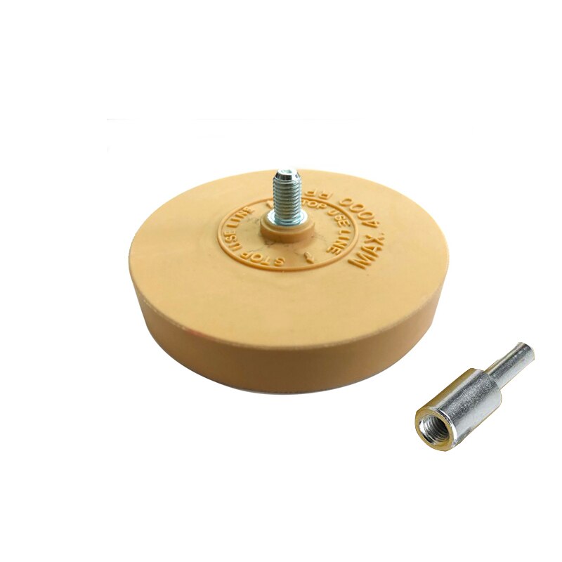 4" Eraser Wheel Car Decals Remover with Drill Adapter Kit Vinly sticker in Minutes Winder Wheel Tool Kit: rubber Kit C china