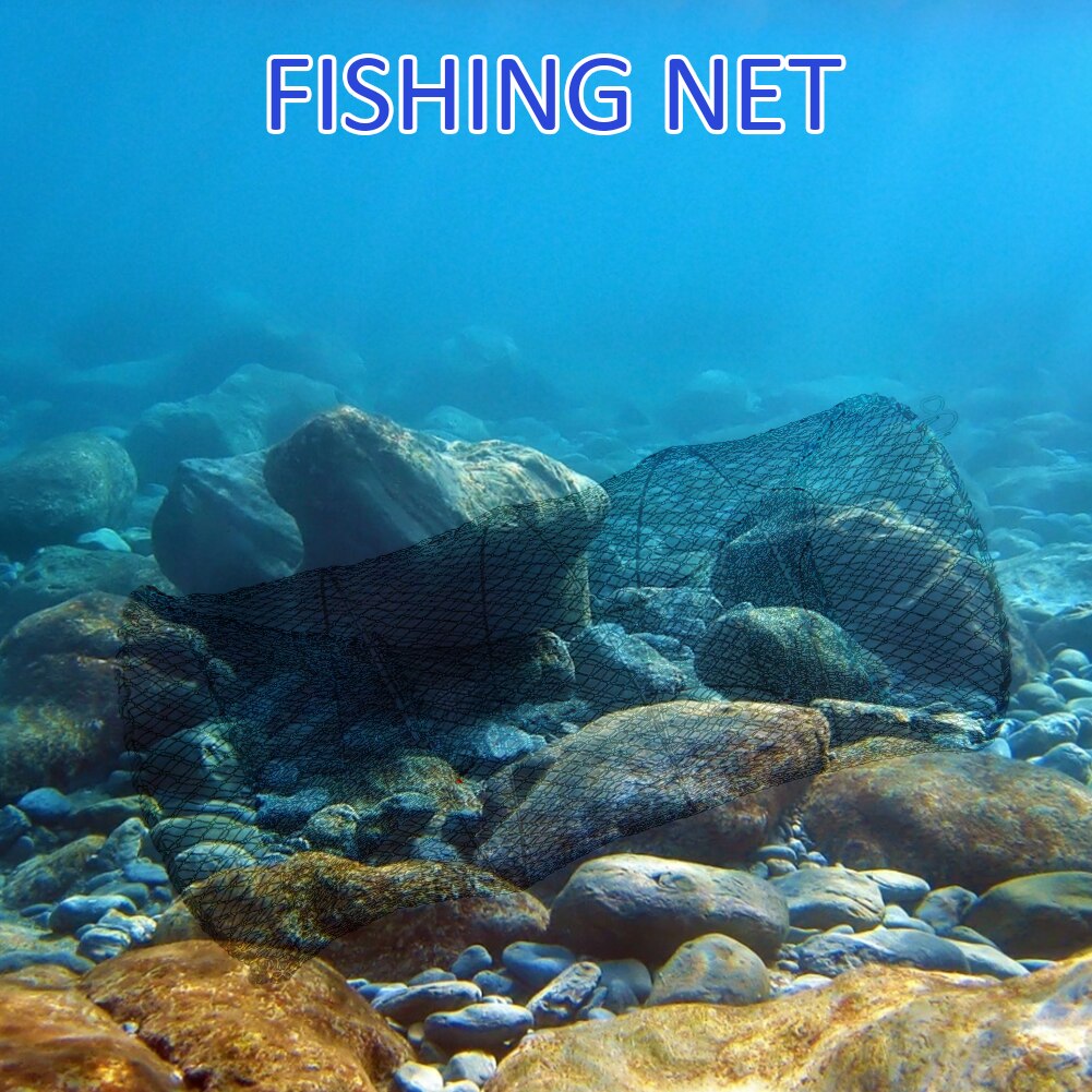 Foldable Fishing Cast Net Crab Trap Fish Cages Fish Trap Loach Shrimp Net Netting Automatic Fishing Cage Foldable Trap Cast Net