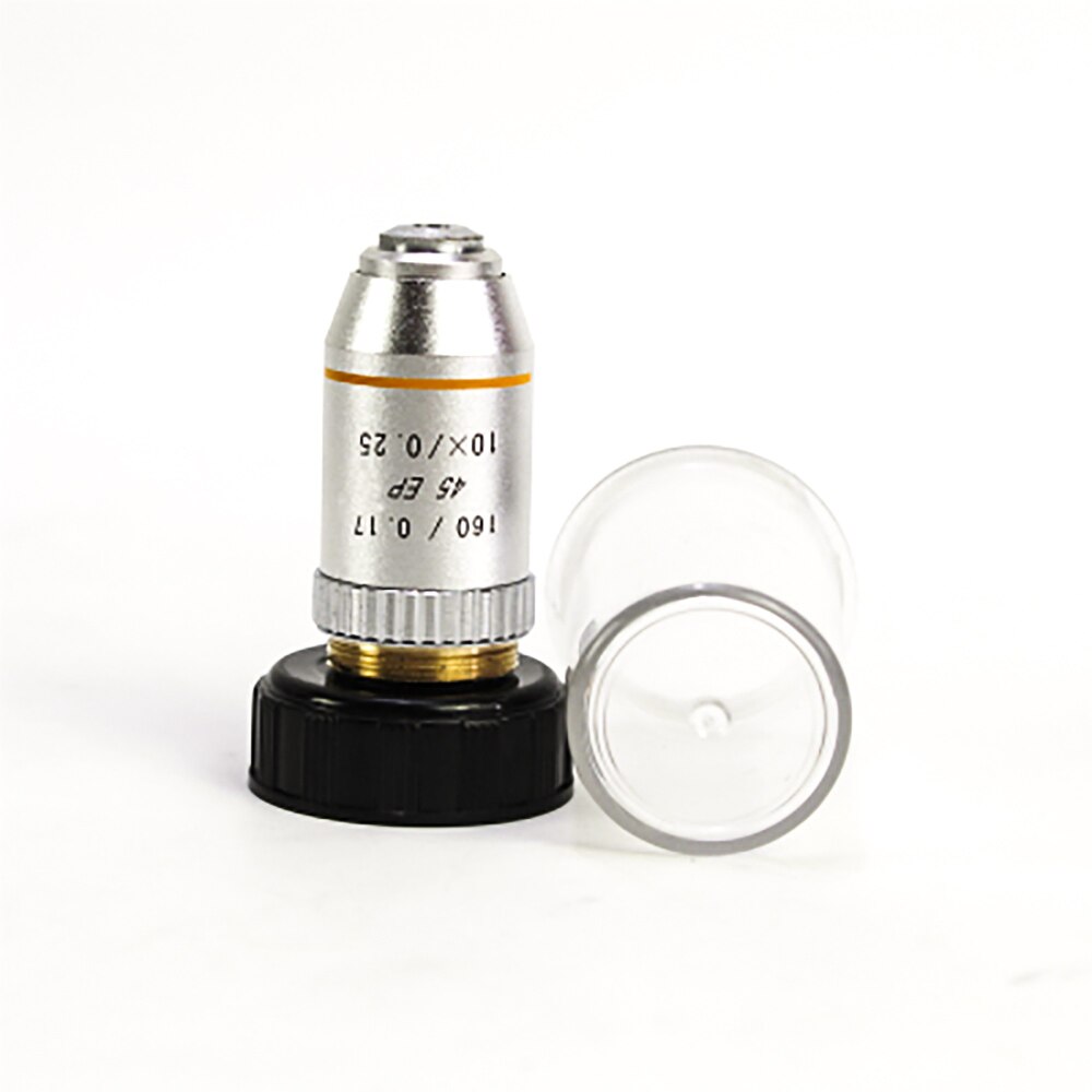 4X/10X/20X/40X/100X Semi-plan Achromatic Objective Lens 195 mm Conjugate Distance for Biological Microscope 160/0.17 45EP
