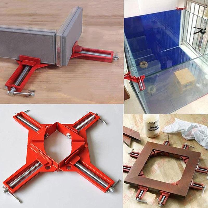 90 Degree Right Angle Angle Clip Woodwork Frame Welding Angle Fixing Glass Positioner Clip Multifunction Fast Block S5X4