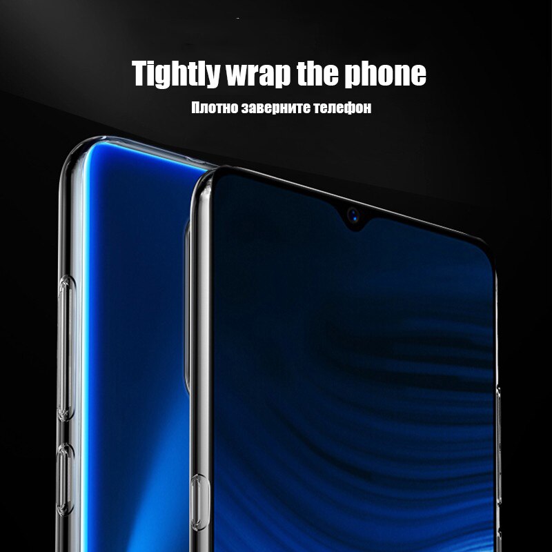 per Il caso di Realme X2 TPU Del silicone Durevole Trasparente Custodia Morbida Trasparente per Realme X2 pro protettiva Del Telefono Della Copertura Posteriore di TPU